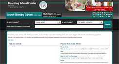 Desktop Screenshot of boarding-school-finder.com