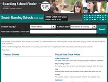 Tablet Screenshot of boarding-school-finder.com